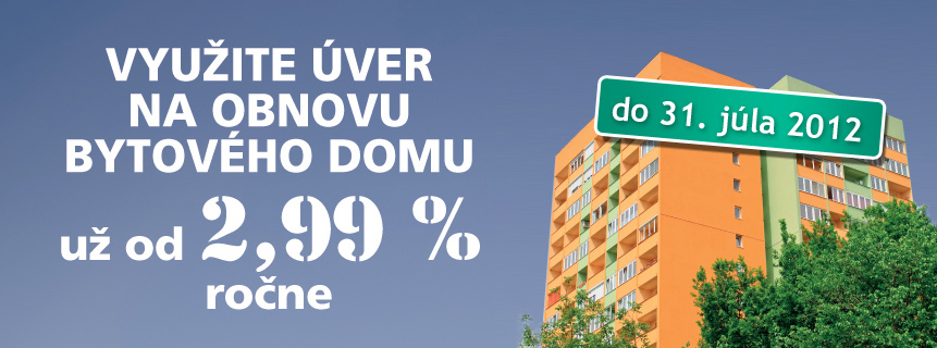 Akcia pre&nbsp;bytové domy