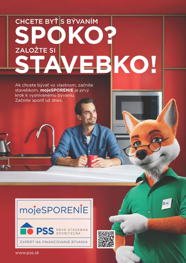 Kľúčový vizuál kampane mojeSPORENIE