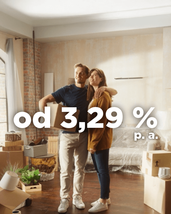 Úver s úrokovou sadzbou od 3,29 % p. a.